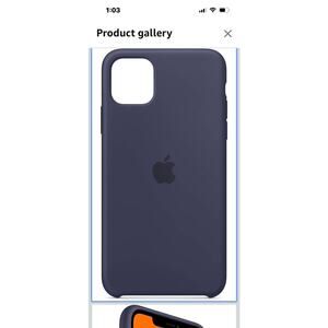 Apple Silicone Protective Case for Apple iPhone 11 Pro Max - Midnight Blue